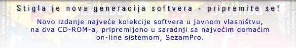 Novo izdanje najvece kolekcije softvera u javnom vlasnistvu, na dva CD-ROM-a, pripremljeno u saradnji sa najvecim domacim on-line sistemom SezamPro